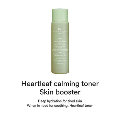 [Abib] Heartleaf calming toner Skin booster - 200ml