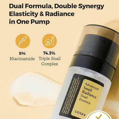 [Cosrx] Advanced Snail Radiance Dual Essence 80ml