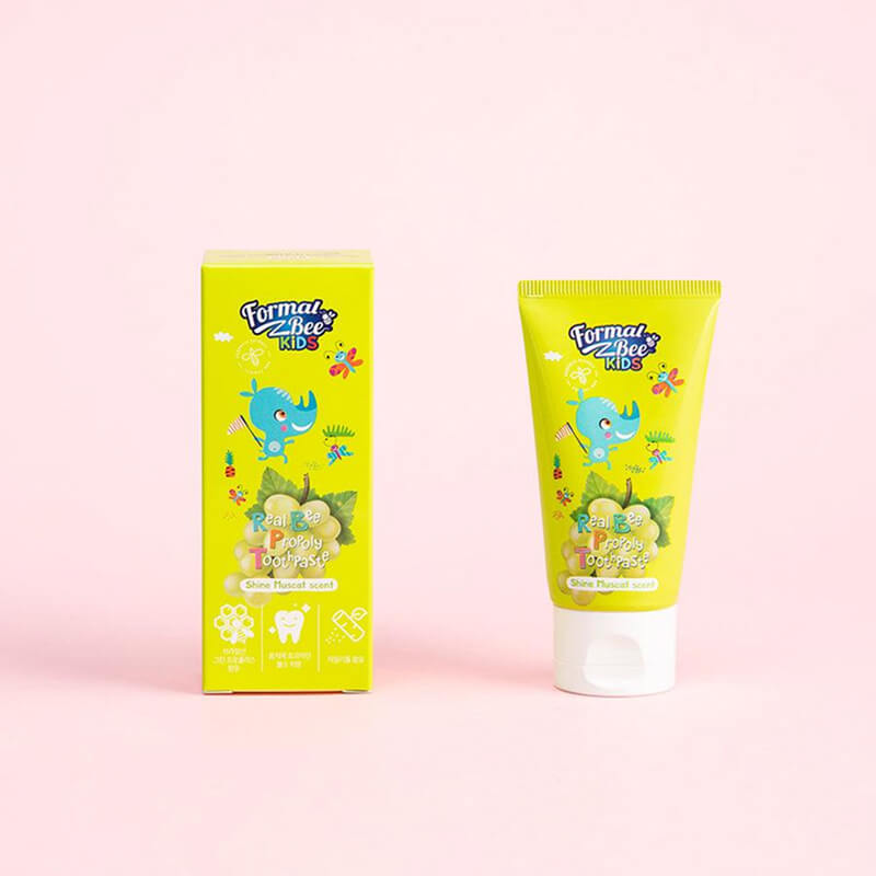 [FormalBeeKids] Real Bee Propoly Toothpaste Shine Muscat 60g 3pcs X Bundle Pack