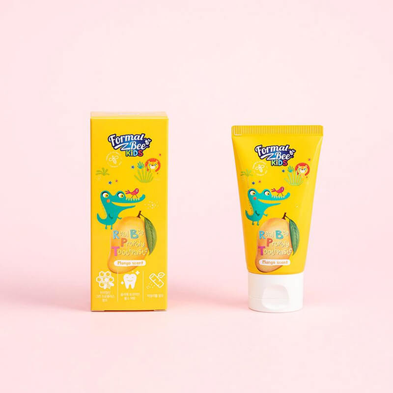 [FormalBeeKids] Real Bee Propoly Toothpaste Mango 60g 3pcs X Bundle Pack