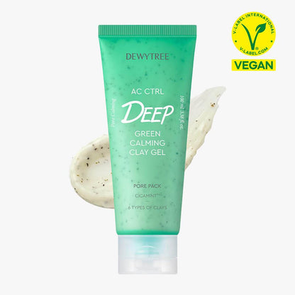 [Dewytree] AC CTRL DEEP GREEN CALMING CLAY GEL PORE PACK 100ml