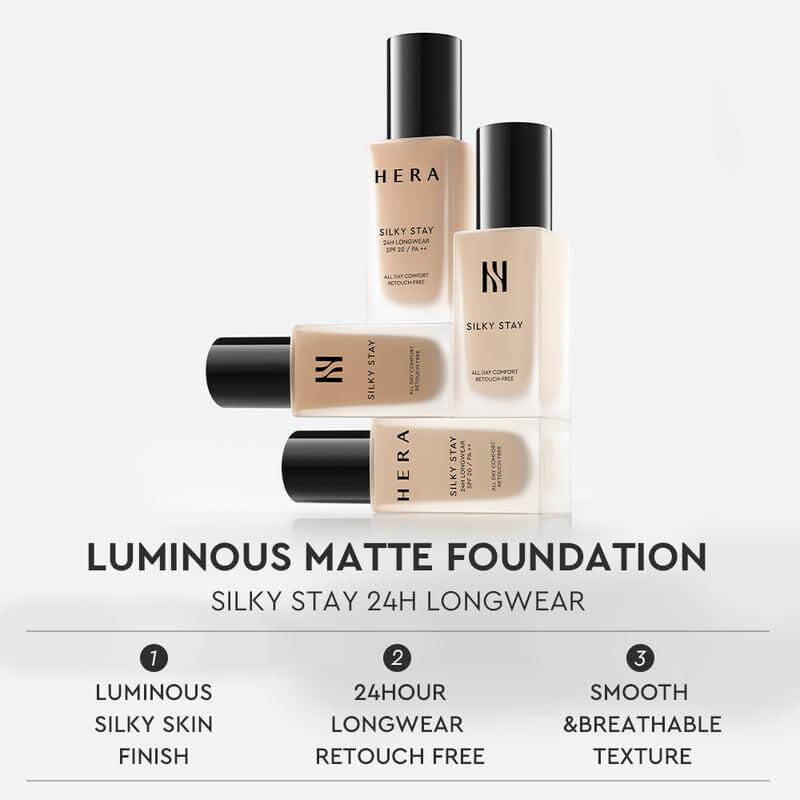 [Hera] Silky Stay Foundation 24h Longwear PA++ 30g