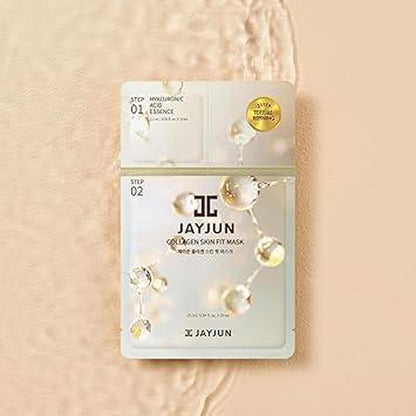 [JayJun] COLLAGEN SKIN FIT MASK 10pc