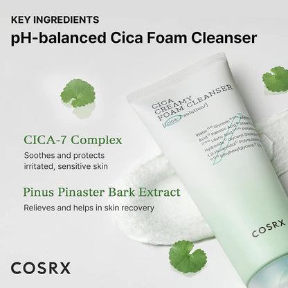 [Cosrx] Pure Fit Cica Creamy Foam Cleanser 150ml