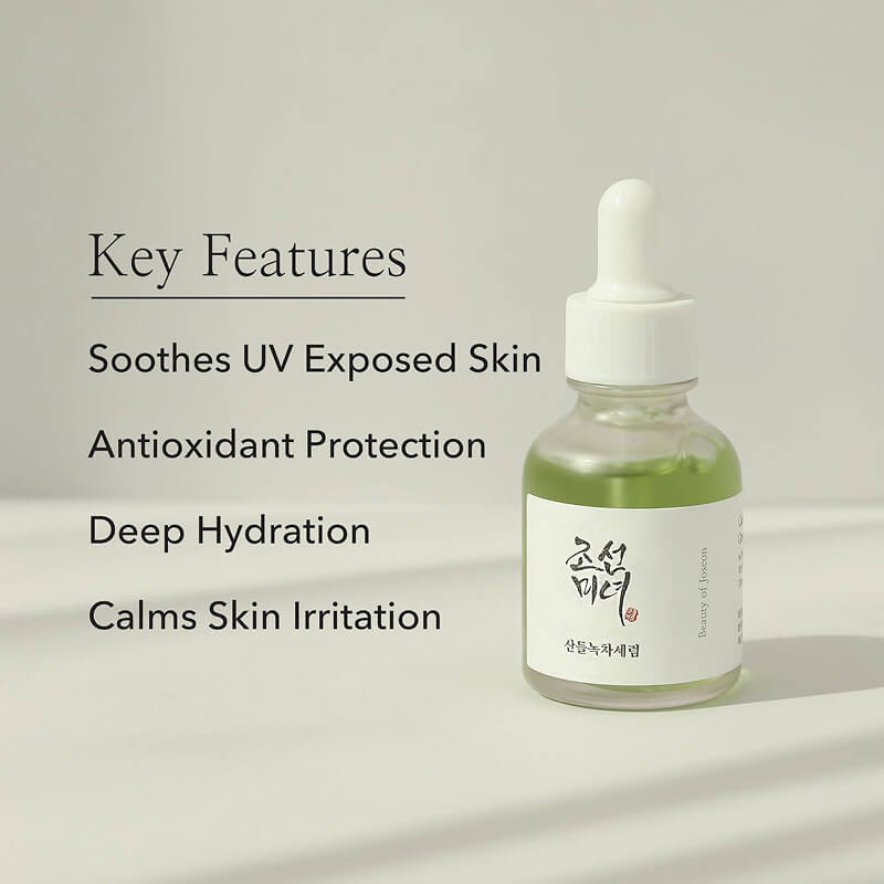 [BeautyOfJoseon] Calming Serum : Green tea + Panthenol 30ml