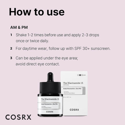 [Cosrx] The Niacinamide 15 Serum 20ml