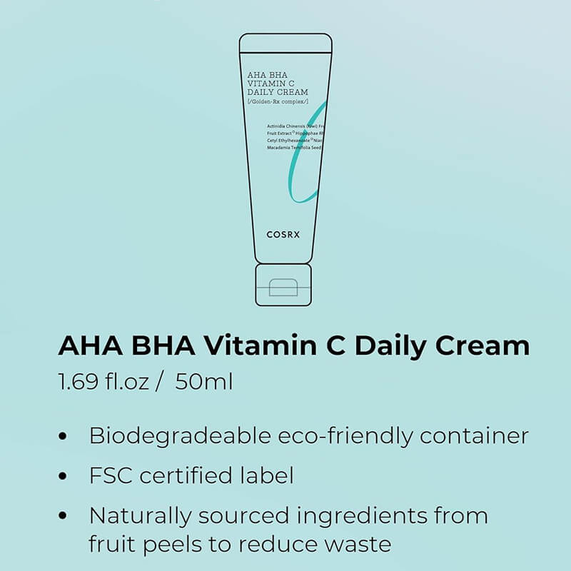 [Cosrx] Refresh AHA BHA Vitamin C Daily Cream 50ml