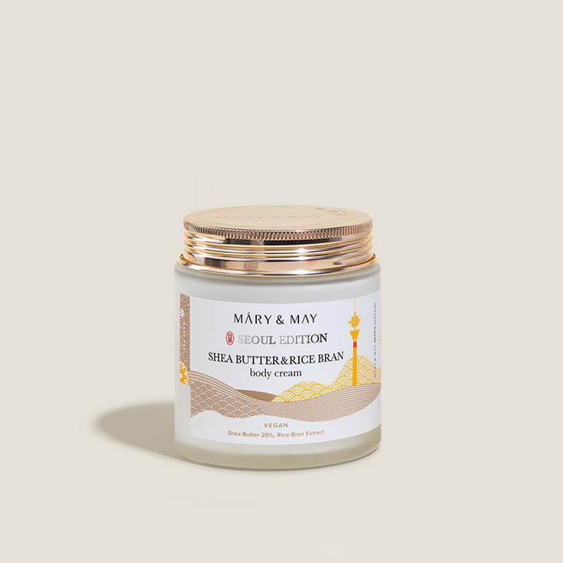 [Mary&May] Shea Butter & Rice Bran Body Cream 250ml