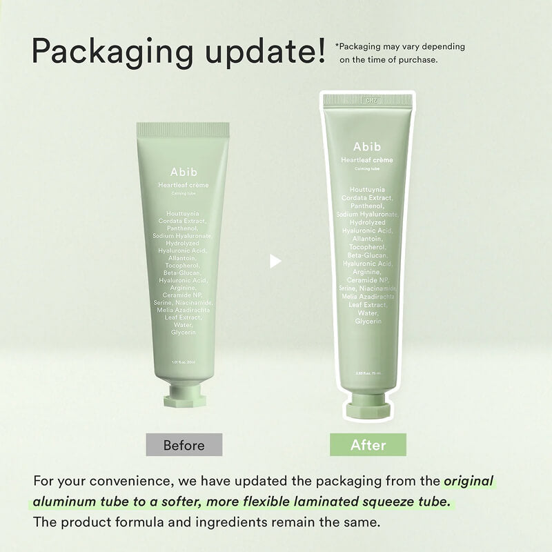 [Abib] Heartleaf Creme Calming Tube 75ml