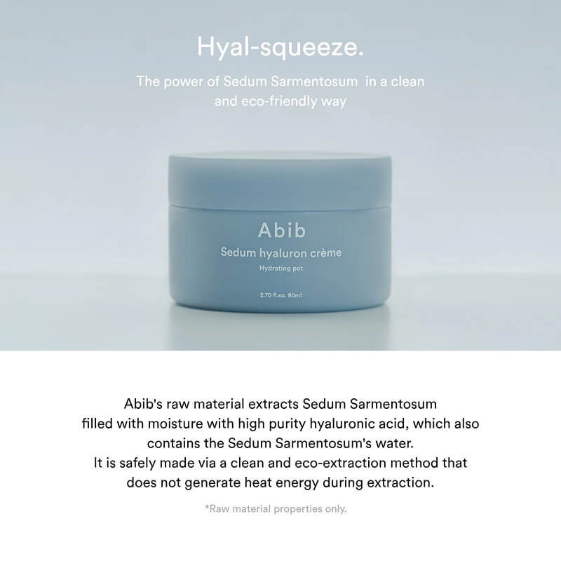 [Abib] Sedum Hyaluron Crème Hydrating Pot 80ml