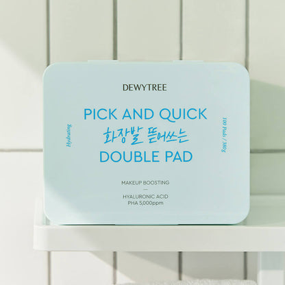 [Dewytree] Pick And Quick Makeup Boosting Double Pad 100ea