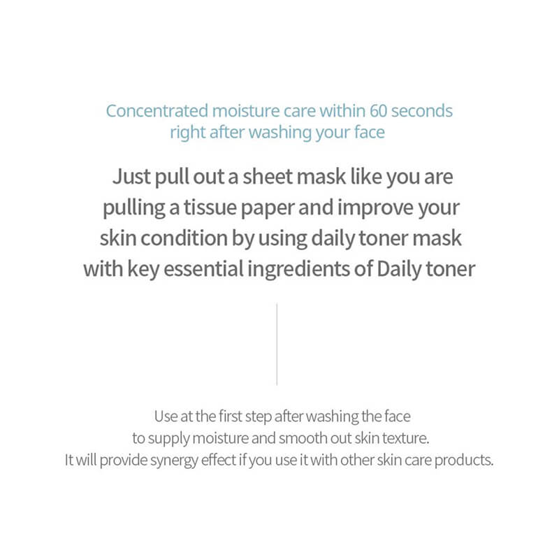 [Needly] Daily Toner Mask Pack 30 Sheets