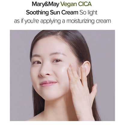 [MARY&MAY] CICA Soothing Sun Cream SPF50+ PA++++ - 50ml