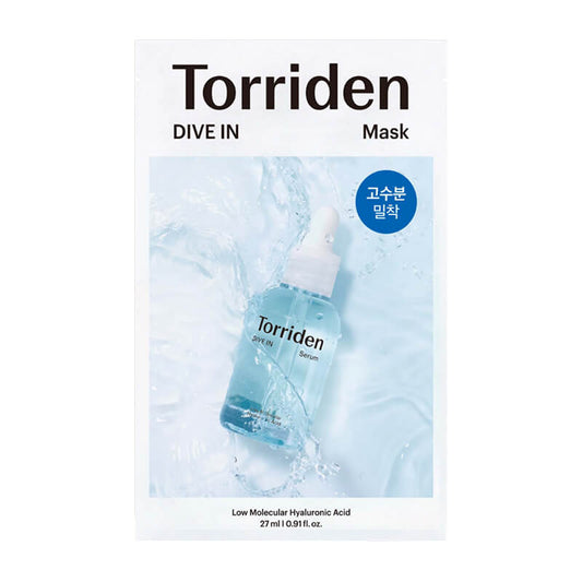 [Torriden] DIVE IN Low Molecular Hyaluronic Acid Mask Sheet 10ea