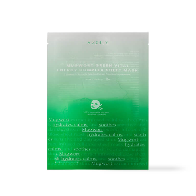 [AXIS-Y] Mugwort Green Vital Energy Complex Sheet Mask 27ml