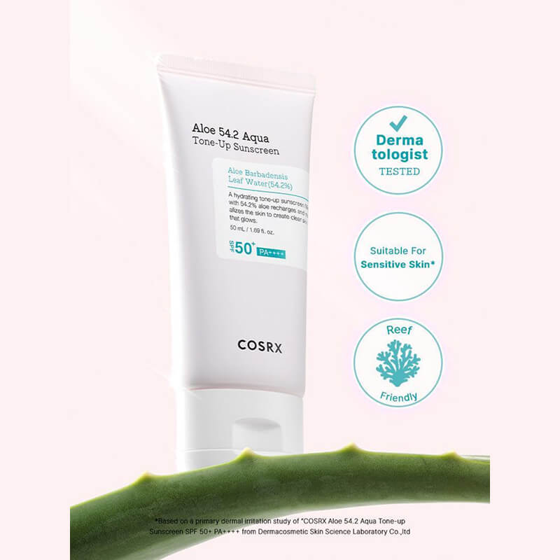 [Cosrx] Aloe 54.2 Aqua Tone-up Sunscreen 50ml