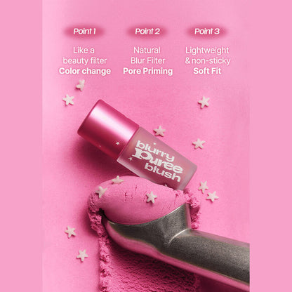 [Tiptoe] Blurry Puree Blush 5g - 16 Colors
