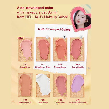 [Tiptoe] Blurry Puree Blush 5g - 16 Colors