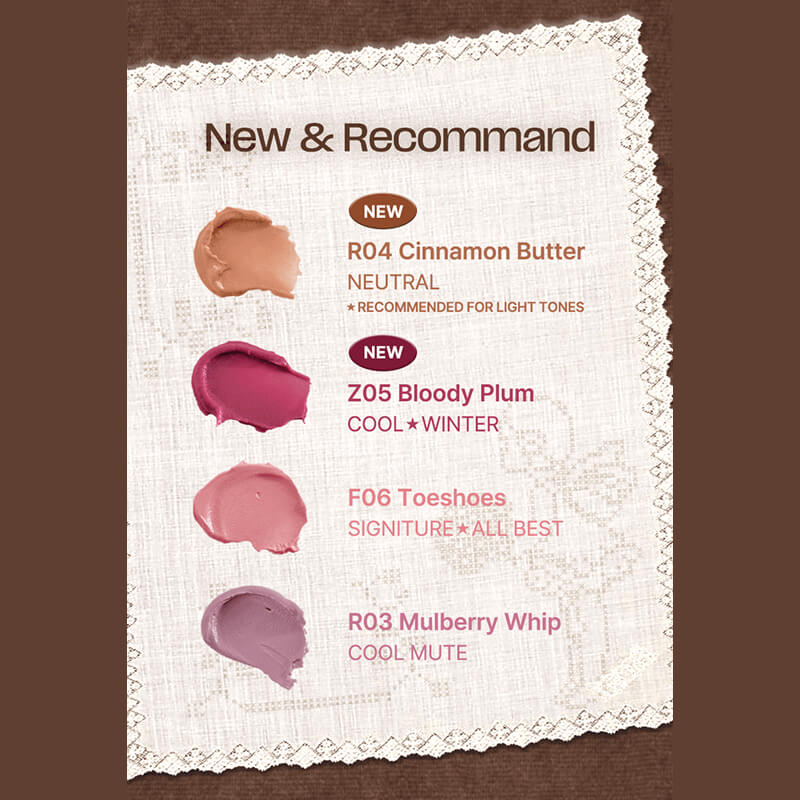 [Tiptoe] Blurry Puree Blush 5g - 16 Colors