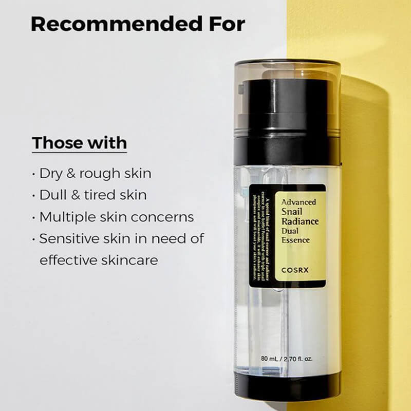 [Cosrx] Advanced Snail Radiance Dual Essence 80ml