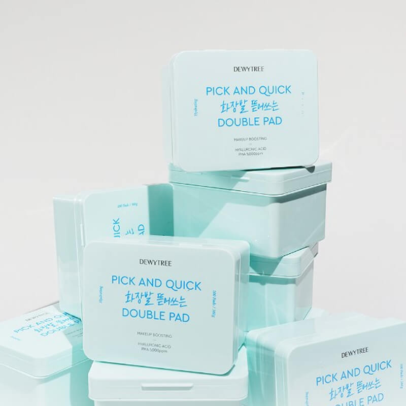 [Dewytree] Pick And Quick Makeup Boosting Double Pad 100ea